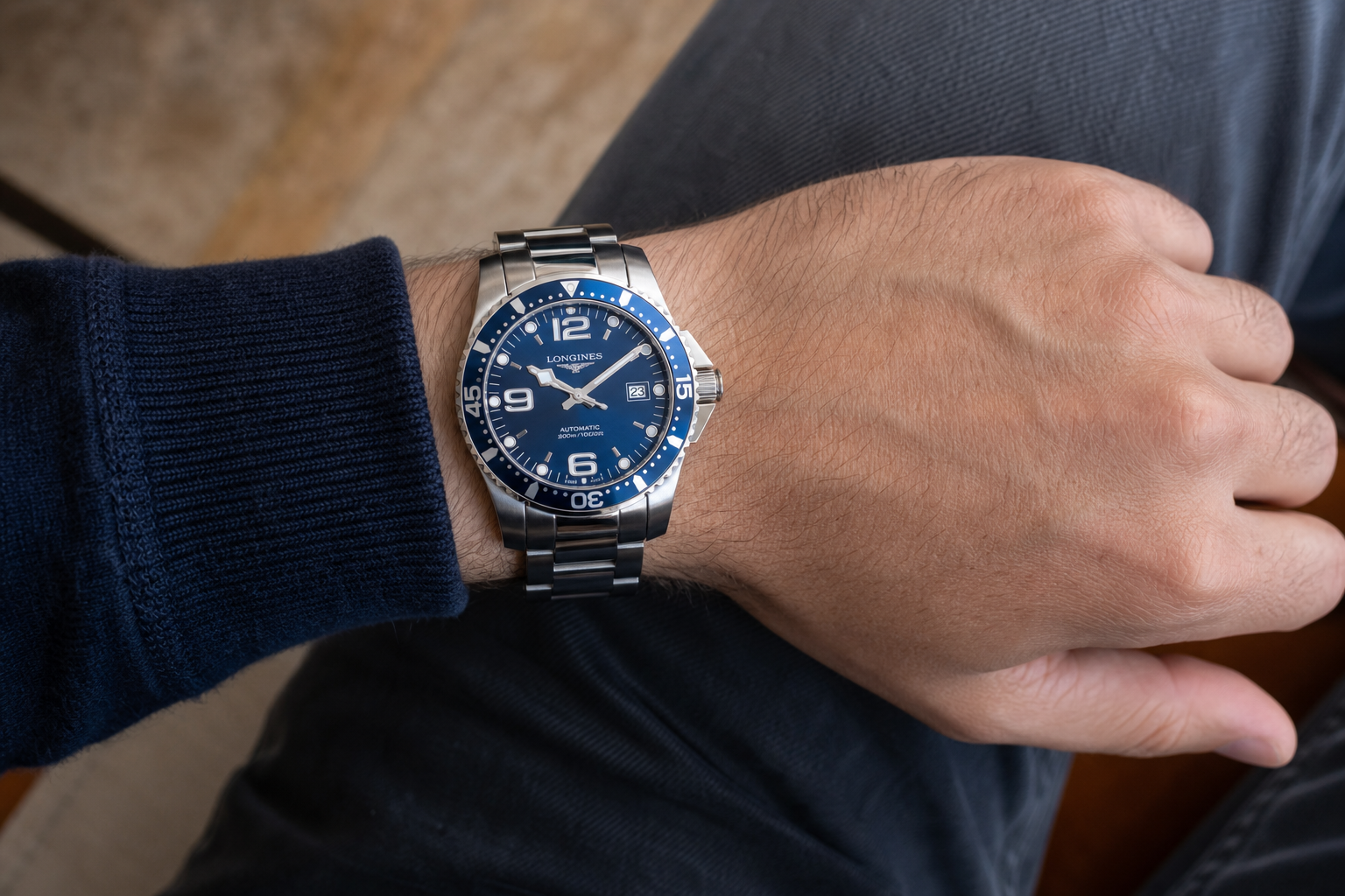 Longines на запястье