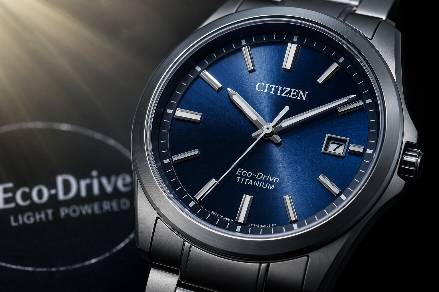 Циферблат Citizen Eco-Drive с солнечной панелью