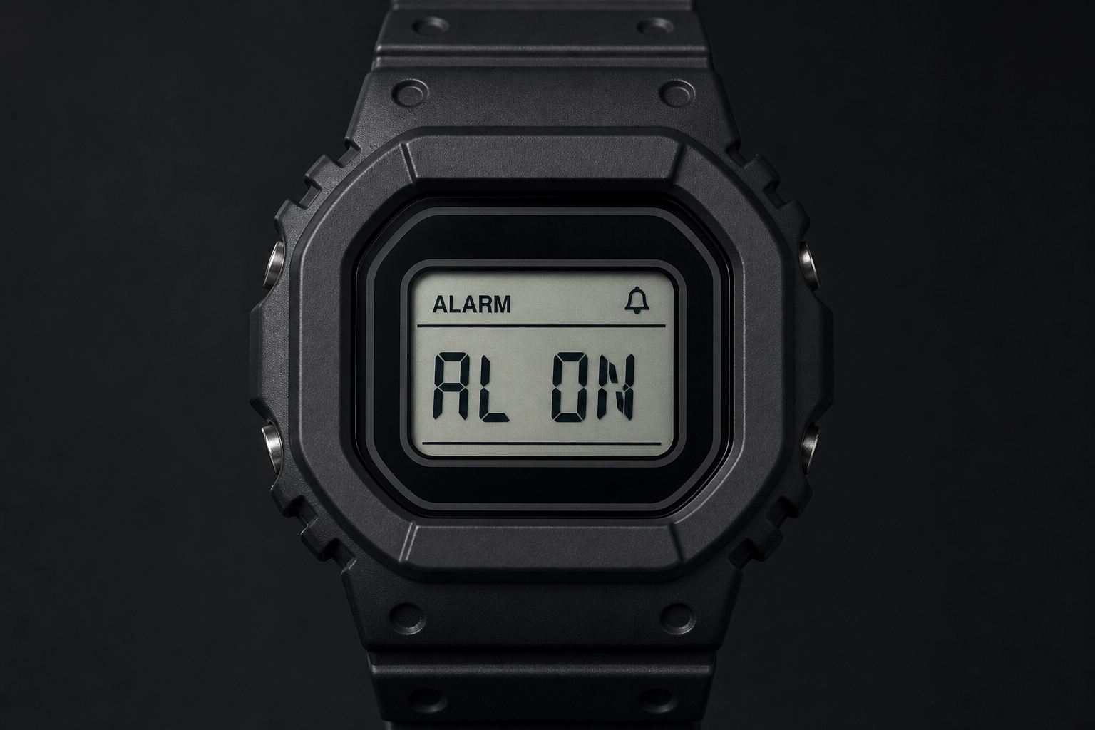 Цифровые часы Casio G-Shock в режиме будильника